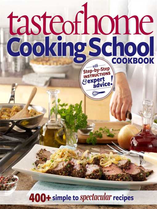 Title details for Cooking School Cookbook by Taste Of Home - Wait list